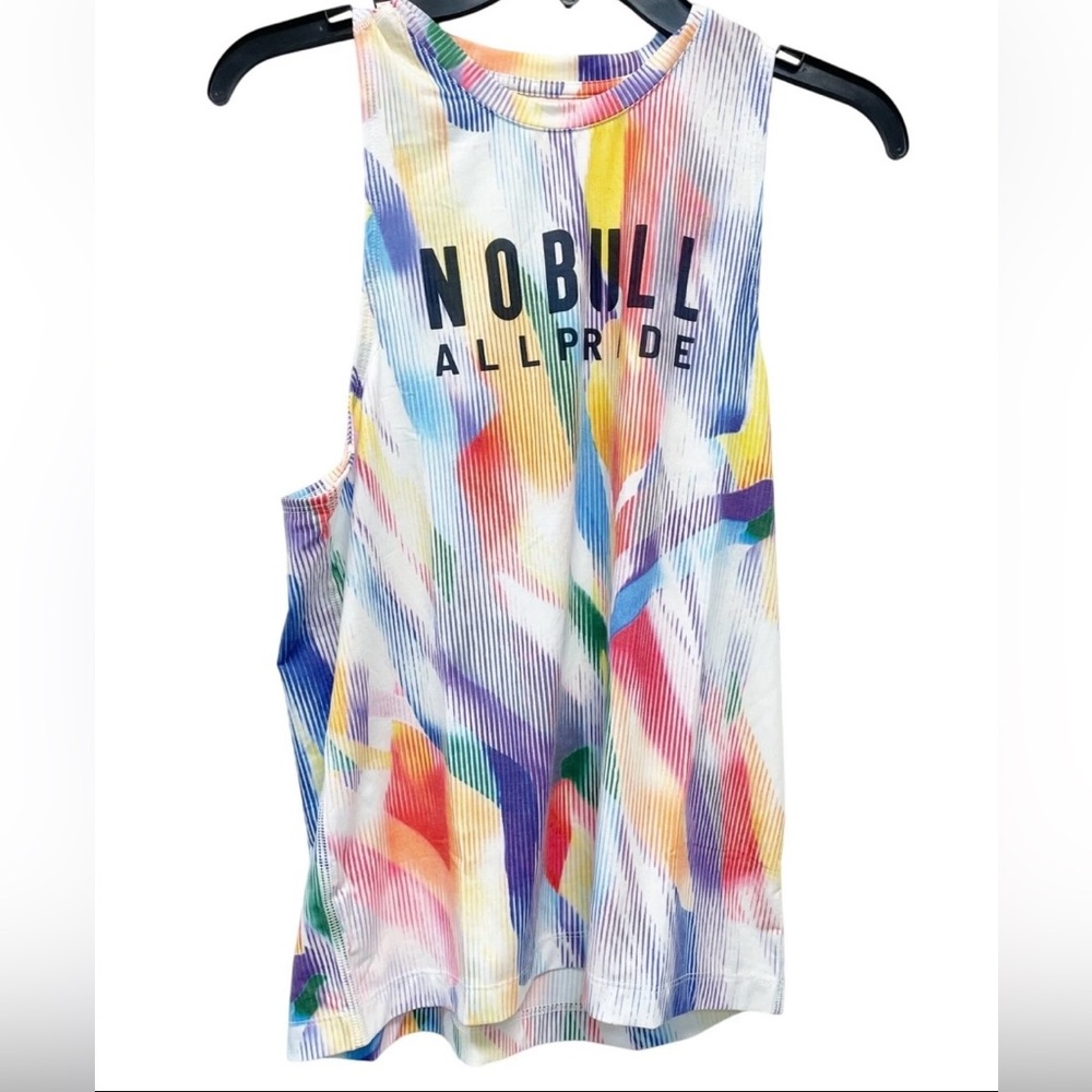 NOBULL All Pride Rainbow Racerback Tank Top Athletic Cross Fit Gym-Mens 2XL XXL